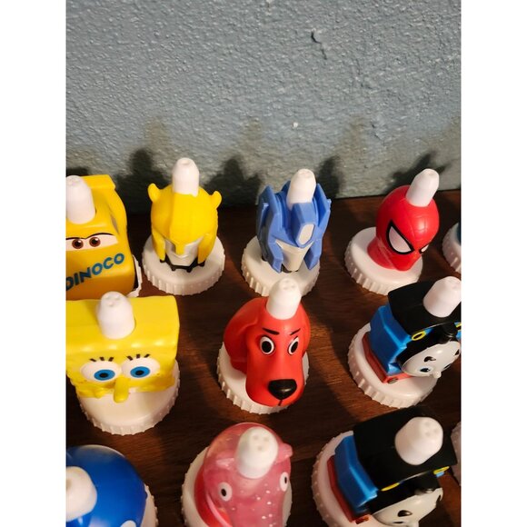 Lot of 45 Good 2 Grow Bottle Toppers Disney Toy Story TMNT Paw Patrol Bluey etc. - Picture 10 of 11